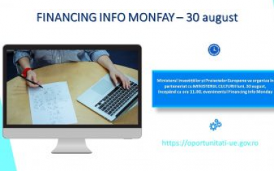 Webinar Europa Creativă în cadrul FINANCING INFO MONDAY