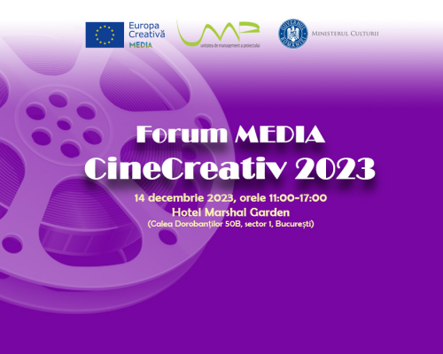 Invitație la Forum MEDIA CineCreativ